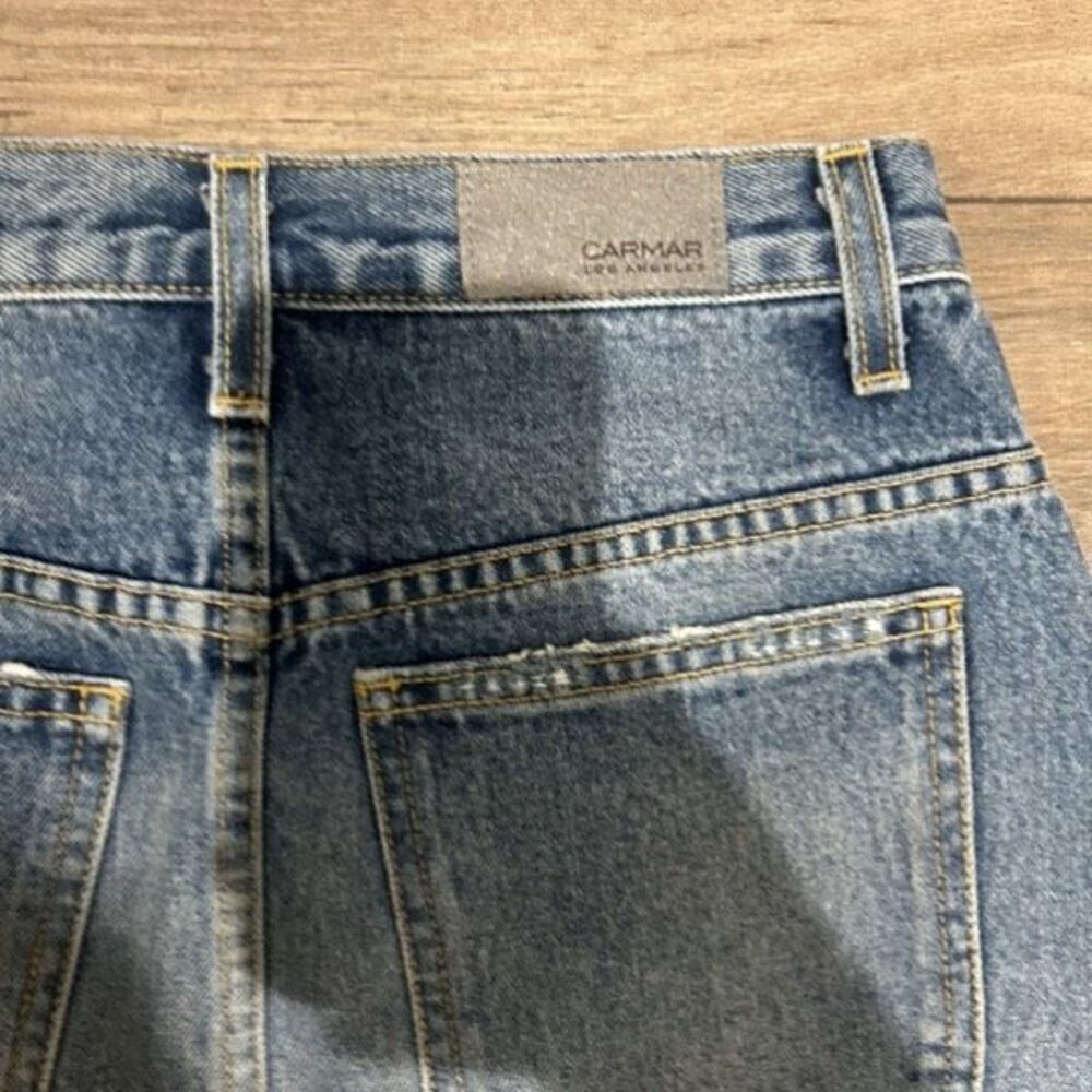 Carmar Denim Beatrice Adige Zip Front Skirt - Picture 8 of 8